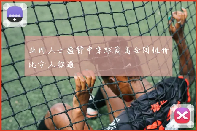 业内人士盛赞申京球商高合同性价比令人称道